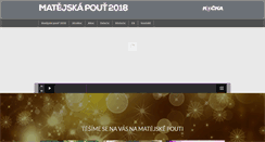 Desktop Screenshot of matejskapout.cz